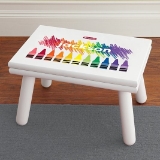 crayola™ rainbow crayons step stools